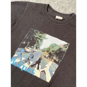 The Beatles Abbey‎ Road T-Shirt Kids Medium Black Graphic Tee Band